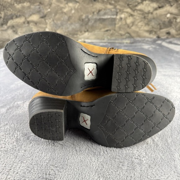 Twisted X® Women's 8 B Western Fashion Bootie w/ CellSole® in Oiled Saddle/Tan - Picture 7 of 7